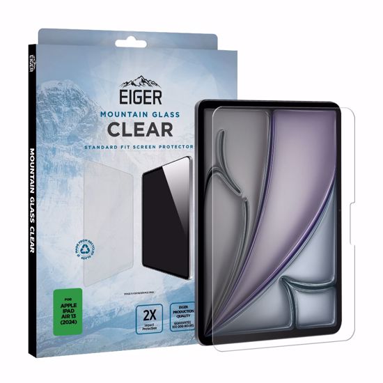 Picture of Eiger Eiger Mountain Glass CLEAR Tablet Screen Protector GRS for Apple iPad Air 13 (2025) / (2024)