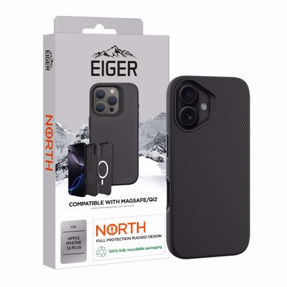 Picture of Eiger Eiger North Magsafe Case for Apple iPhone 16 Plus in Black